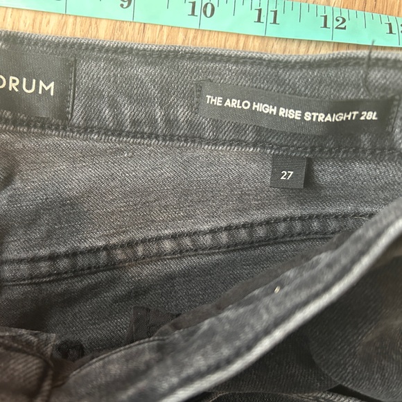 Denim forum arlo high rise straight size 27 - Picture 5 of 5